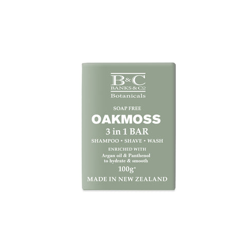 Image of Oakmoss Luxury 3 in 1 Bar 100g