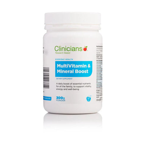 MultiVitamin & Mineral Boost Powder 300g | Clinicians-Clinicians-Matakana Pharmacy
