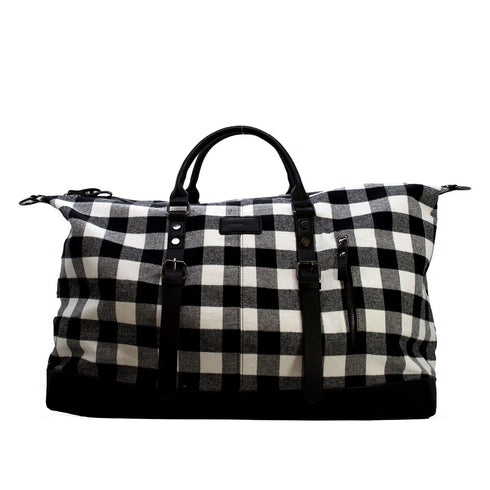 Waikawa Black/Grey Overnight Bag 60cm x 30cm-Moana Road NZ-Matakana Pharmacy