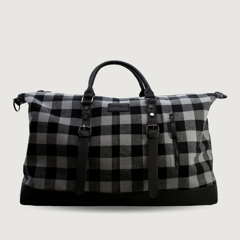 Waikawa Black/Grey Overnight Bag 60cm x 30cm-Moana Road NZ-Matakana Pharmacy