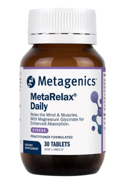 MetaRelax Daily 30 Tablets-Metagenics-Matakana Pharmacy