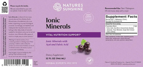 Ionic Minerals Liquid 946ml-Matakana Pharmacy