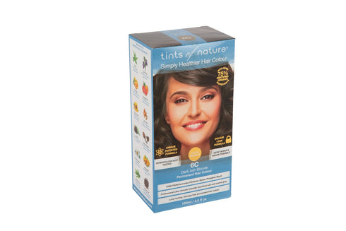 6C Dark Ash Blonde 120ml-Tints of Nature-Matakana Pharmacy