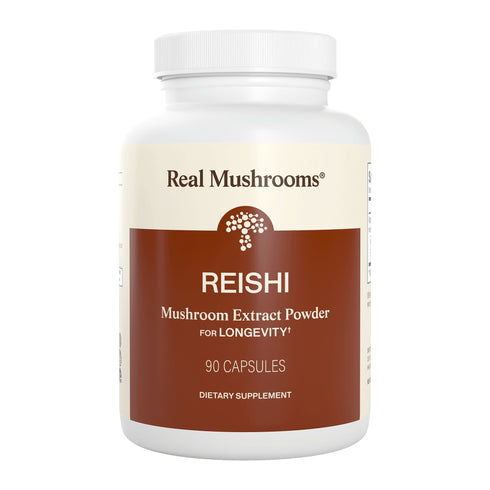 Reishi 415 90 Capsules by Real Mushrooms
