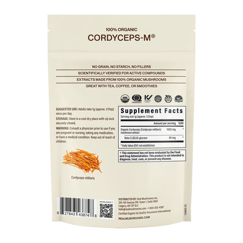 Cordyceps M Powder 60g by Real Mushrooms