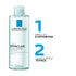 Effaclar Micellar Water 400ml shown with usage information