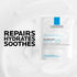 Cicaplast B5 Repairing & Hydrating Sheet Mask shown with usage information