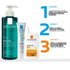 Effaclar Micro-Peeling Purifying Gel Cleanser 400ml shown with usage information