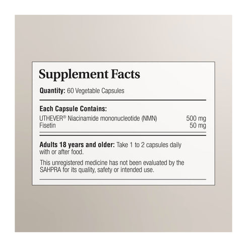 Phytopure NMN + Fisetin Advanced 60 Capsules by Phytoceutics