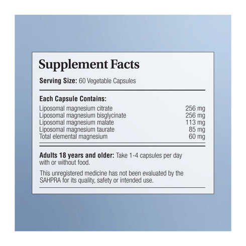Phytopure Magnesium Complex 60 Capsules by Phytoceutics