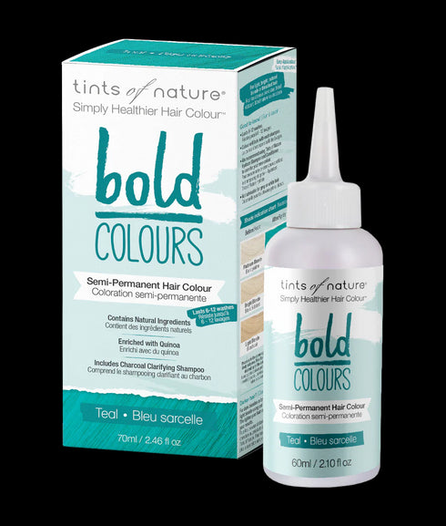 Bold Semi-Permanent Hair Colour Teal 70ml-Tints of Nature-Matakana Pharmacy