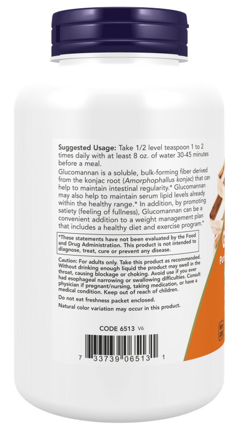 Image of Glucomannan Pure Powder 227g suggested usage