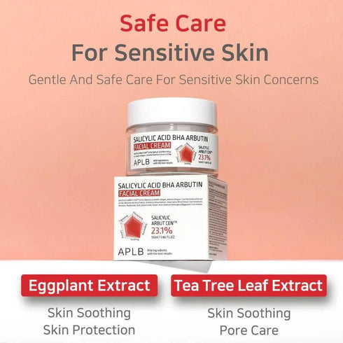 Salicylic Acid BHA Arbutin Facial Cream 55ml-APLB-Matakana Pharmacy