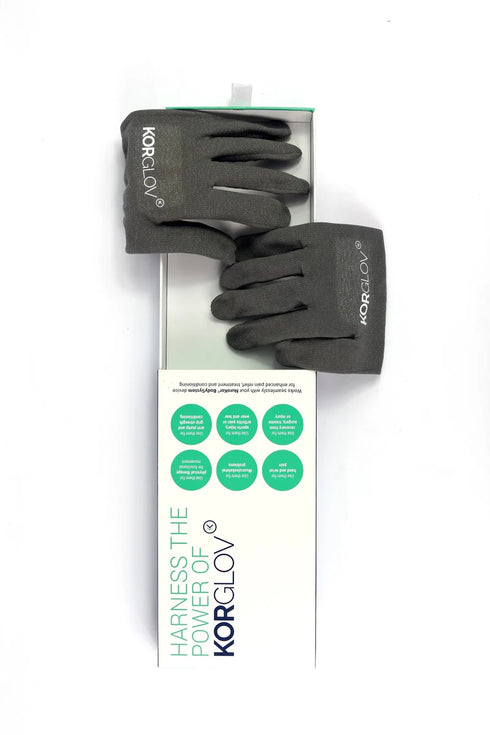 Image of NuroKor KorGlov Treatment Gloves in box