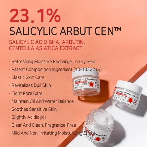 Salicylic Acid BHA Arbutin Facial Cream 55ml-APLB-Matakana Pharmacy