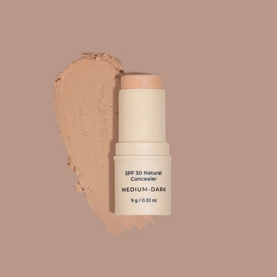 SPF 50 Natural Concealer Medium Dark 9g-Avocado Zinc-Matakana Pharmacy