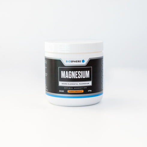 Magnesium Powder Mango-Pineapple 270g-Biosphere Nutrition-Matakana Pharmacy