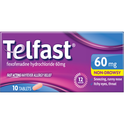 Telfast 60mg 20 Tablets-Sanofi-Matakana Pharmacy