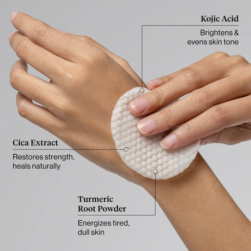 Kojic Acid Face & Body Cleansing Pads-KITSCH-Matakana Pharmacy