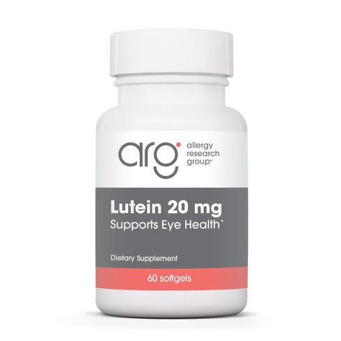 Lutein 20mg 60sgcaps front of pack