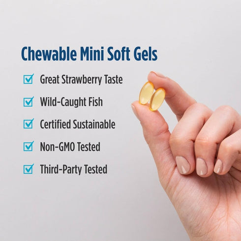 Ultimate Omega Junior - Strawberry 90 Soft Gel Caps-Nordic Naturals-Matakana Pharmacy