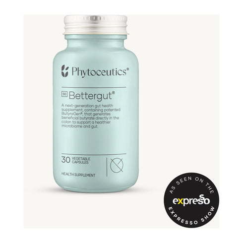Bettergut Pre and Postbiotic 30 Capsules by Phytoceutics