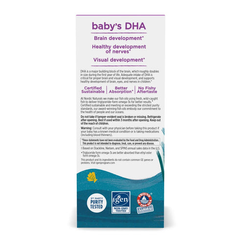 Baby's DHA - Unflavoured 60ml-Nordic Naturals-Matakana Pharmacy