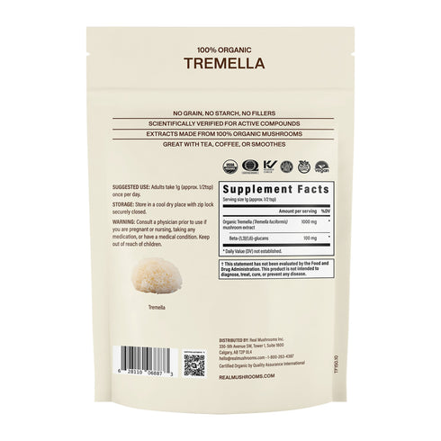 Tremella Extract Powder 60g by Real Mushrooms