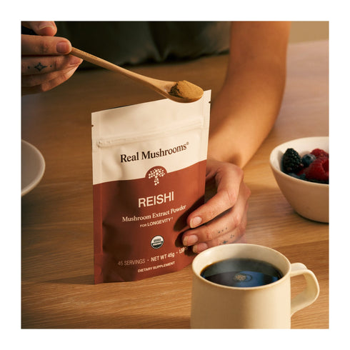 Reishi 415 Powder 45g by Real Mushrooms