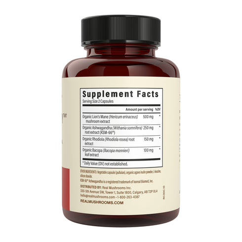 Real Clarity 60 Capsules by Real Mushrooms