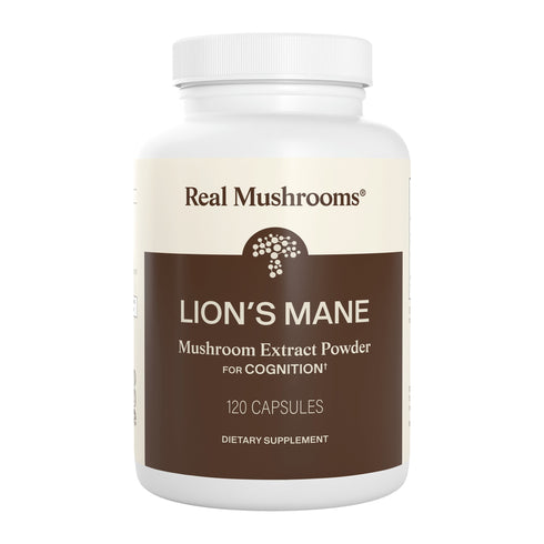 Lion's Mane Extract 120 Capsules by Real Mushrooms