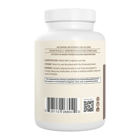 Lion's Mane Extract 120 Capsules by Real Mushrooms