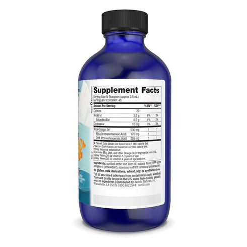 NORDIC Children DHA Liquid Strawberry 119ml-Nordic Naturals-Matakana Pharmacy