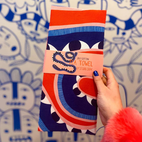 Tea Towel - Snake-By Studio Soph-Matakana Pharmacy