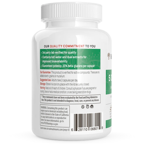 5 Defenders 200 Capsules-Real Mushrooms-Matakana Pharmacy