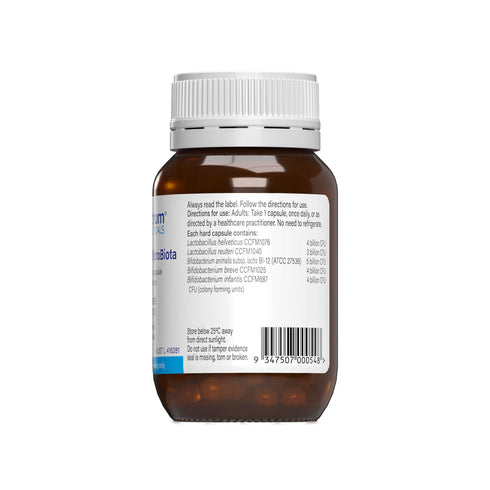 Image of ProBioFlora MicroBiota 30 caps ingredients