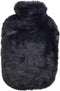 Hot Water Bottle With Faux Fur Cover Black 2L-FASHY-Matakana Pharmacy