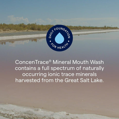 ConcenTrace Mineral Mouth Rinse - Mint 296ml-Trace Minerals-Matakana Pharmacy