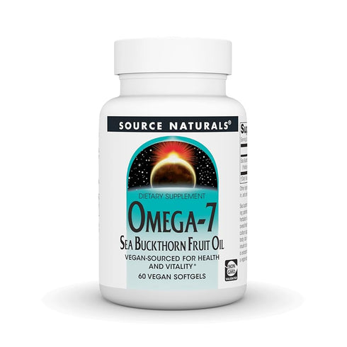 Omega-7 Sea Buckthorn Fruit Oil 60sg-Source Naturals-Matakana Pharmacy