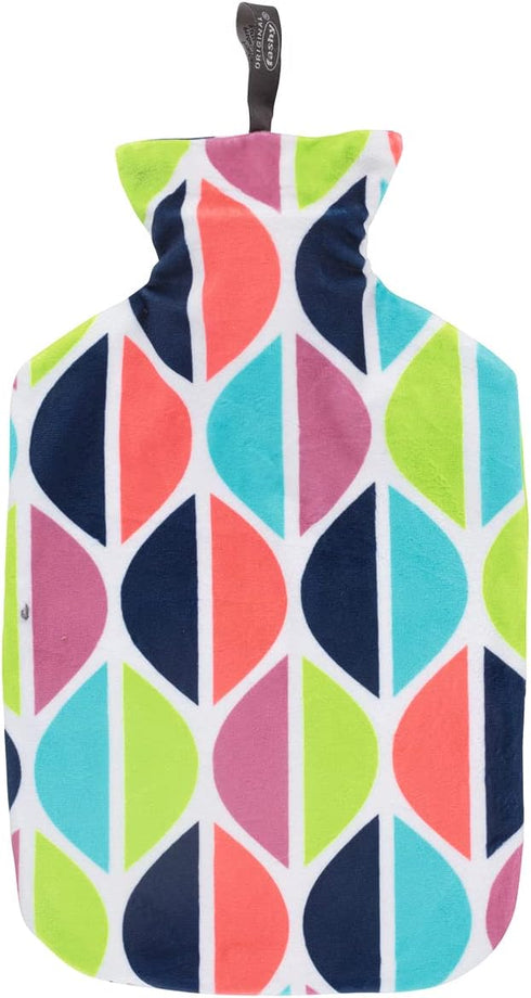Hot Water Bottle with Printed Cover Leaves 2.0L-FASHY-Matakana Pharmacy