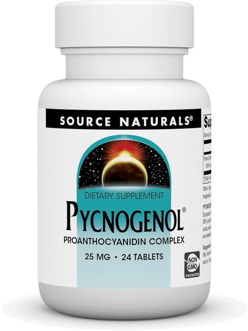 Pycnogenol (25mg) 24t-Source Naturals-Matakana Pharmacy