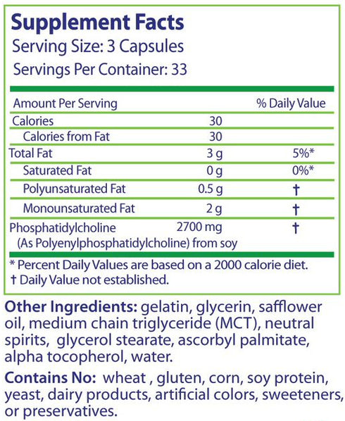 PhosChol Gel Capsules 900mg 100 Capsules-Nutrasal-Matakana Pharmacy