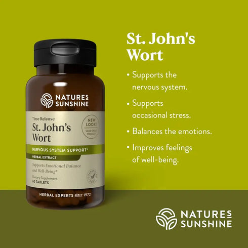 St Johns Wort 60 Tablets-Matakana Pharmacy