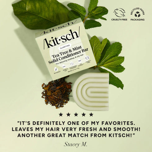 Tea Tree & Mint Clarifying Conditioner Bar-KITSCH-Matakana Pharmacy