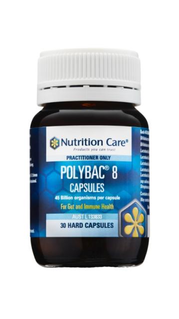 Polybac 8 30 Capsules-Nutrition Care-Matakana Pharmacy
