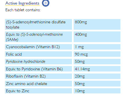 SAMe 400 Complex 30 Tablets-Nutrition Care-Matakana Pharmacy