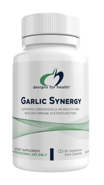 Garlic Synergy 60 Capsules-Designs For Health-Matakana Pharmacy