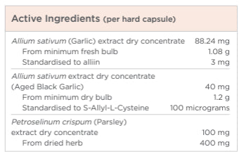Garlic Synergy 60 Capsules-Designs For Health-Matakana Pharmacy