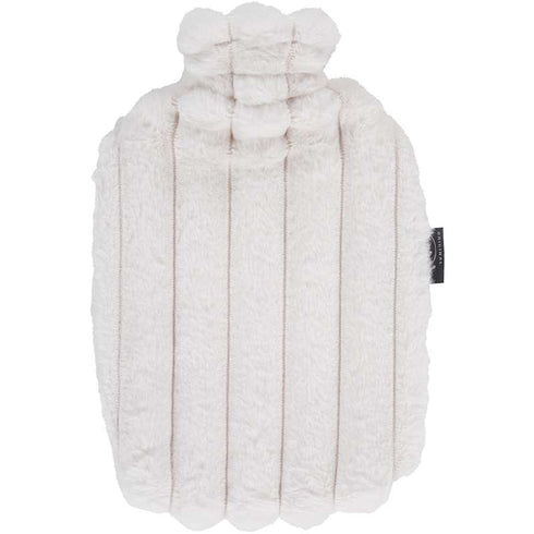 Hot Water Bottle Plush Cover White 2.0L-FASHY-Matakana Pharmacy