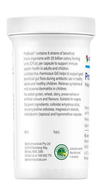 Probiosis 60 Capsules-SpectrumCeuticals-Matakana Pharmacy